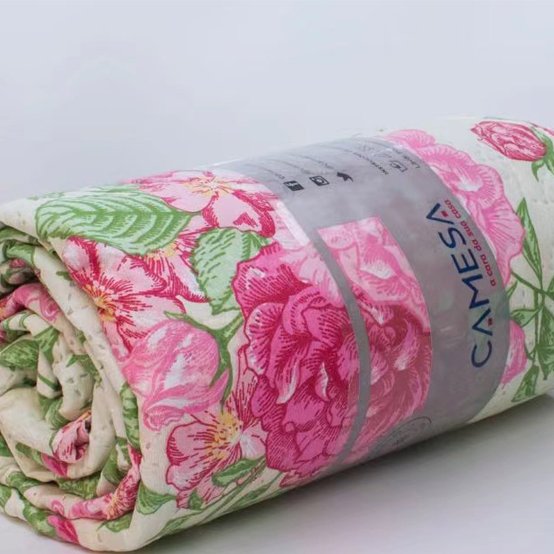 003-Ultrasonic Rose Printed Pehmeä päiväpeite