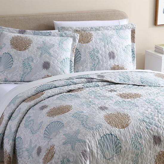 cxmicrotex Luxury Seashell esipestyt päiväpeitteet ja peittosarja