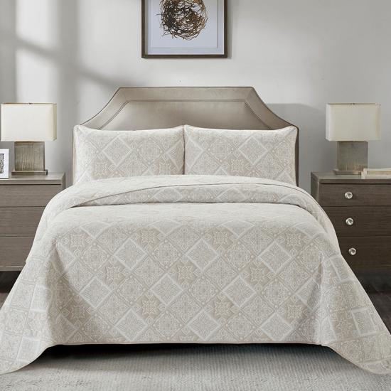 cxmirotex Diamond Jacquard Quilt Weave -vuodevaatteet setti
