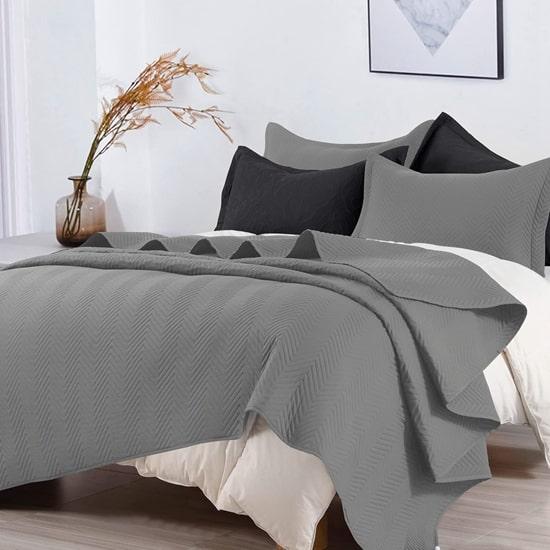 cxmirotex All Season 3PC Pinsonic Quilt Set & päiväpeitteet