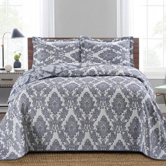 cxmicrotex Damask Jacquard päiväpeitteet tikattu vuodevaatteet setti