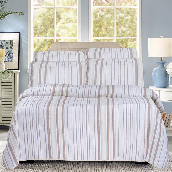 cxmicrotex Jacquard Stripe Linen Vuodevaatteet Collection tikattu päiväpeite