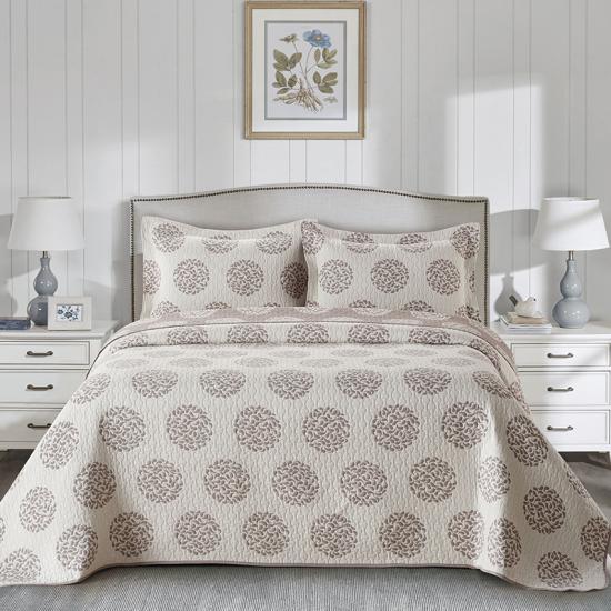 cxmicrotex Full Queen Grey Jacquard-vuodevaatteet setti